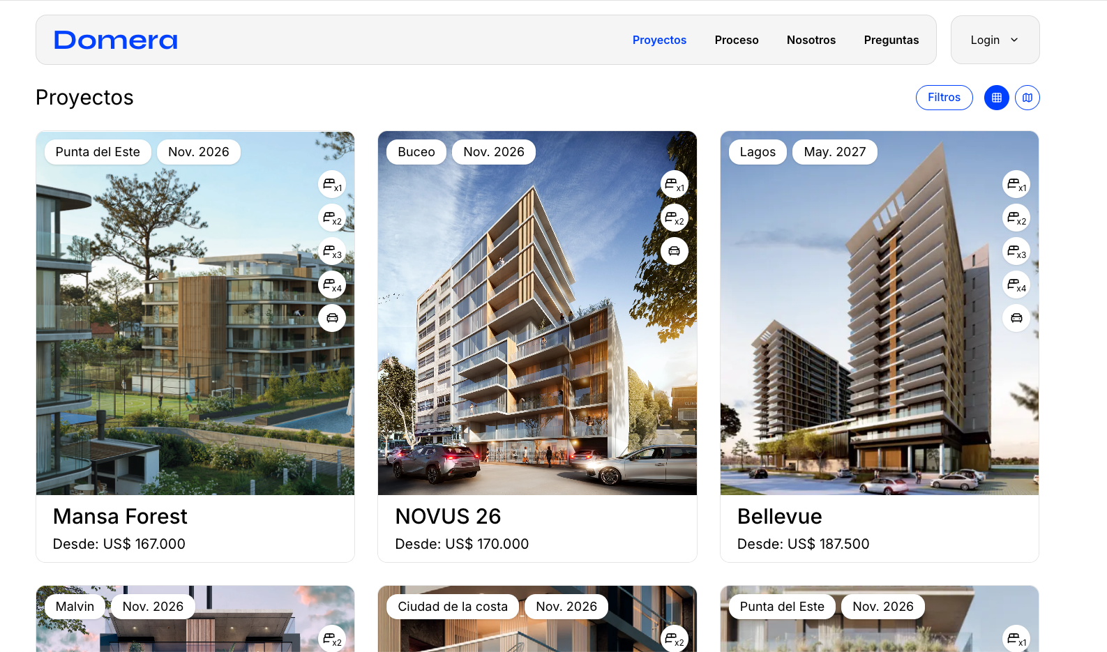 Domera real estate platform